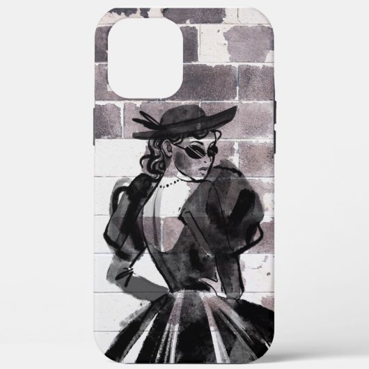 "通りミューズ – 壁のファッション" Case-Mate iPhoneケース (裏面)