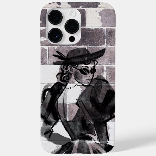 "通りミューズ – 壁のファッション" Case-Mate iPhoneケース (裏面)