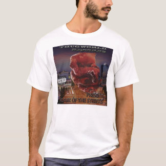 通りメンズワイシャツのハート Tシャツ