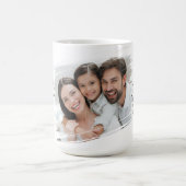 通りモダンアートあなたの写真を追加する愛おばあちゃん コーヒーマグカップ (中央)