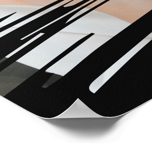 通りモダンアートあなたの写真を追加する愛おばあちゃん ポスター (角)