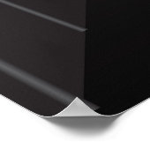 通りライトと月 ポスター (角)