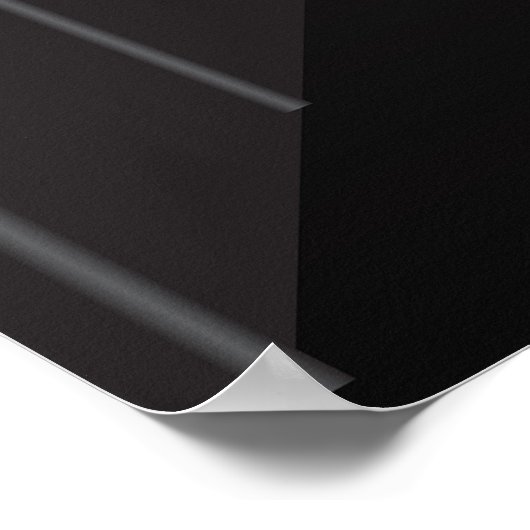 通りライトと月 ポスター (角)