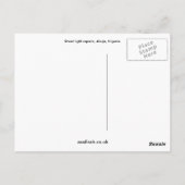 通りライト、アブジャ ポストカード (裏面)