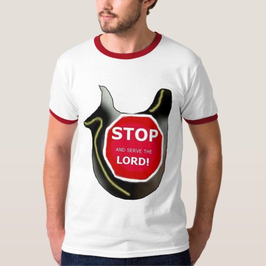 通りラインデザイン Tシャツ (正面)