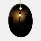 通りランタンナイトランプオーバルオーナメント セラミックオーナメント (裏面)