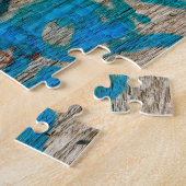 通りランプと落書き ジグソーパズル (側面)