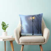 通りランプ白熱［赤熱］光を放つインウィンターワンダーランド クッション (椅子)