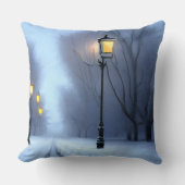 通りランプ白熱［赤熱］光を放つインウィンターワンダーランド クッション (正面)