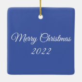 通りランプ白熱［赤熱］光を放つインウィンターワンダーランド セラミックオーナメント (裏面)