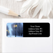 通りランプ白熱［赤熱］光を放つウィンターワンダーランド ラベル (インサイチュ)