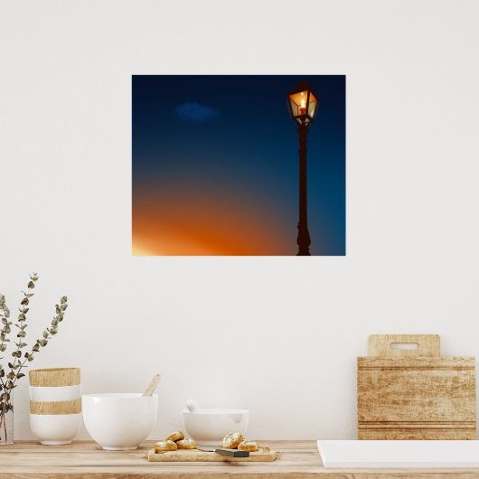 通りランプ ポスター (キッチン)