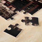 通りレストラン,パリ,フランス ジグソーパズル (側面)