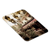 通りレストラン，パリ，フランス マグネット (右側)