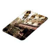 通りレストラン，パリ，フランス マグネット (左側)