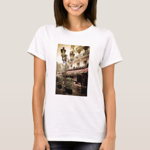 通りレストラン,パリ,フランス Tシャツ