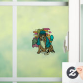 通りレトロドッグ、キャップとスニーカー | おもしろい ウィンドウサイン (ホーム)