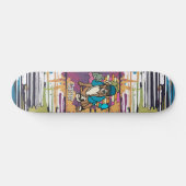 通りレトロドッグ、キャップとスニーカー | おもしろい スケートボード (横)