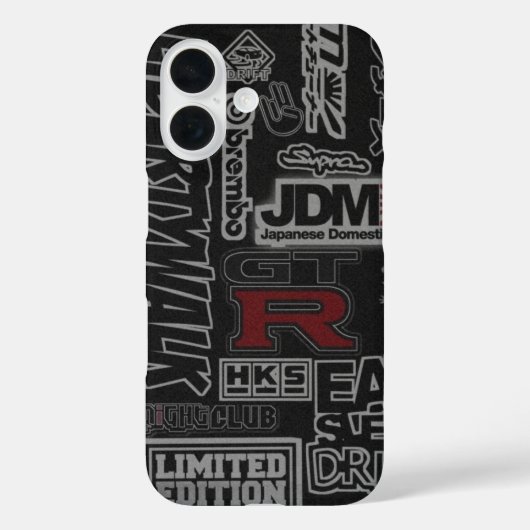 通りレーサーグラフィティ Case-Mate iPhoneケース (裏面)