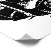 通りロッドスケッチ ポスター (角)