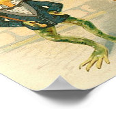 通り上のカエル – ヴィンテージアートポスター ポスター (角)