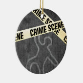 通り上の人の概要。殺人？スキッド セラミックオーナメント (右)