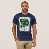 通り上の勝利- DJスコットのLaの石通り Tシャツ (正面フル)