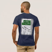 通り上の勝利- DJスコットのLaの石通り Tシャツ (裏面フル)