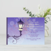 通り光引っ越し祝いパーティーパーティの招待状 招待状 (スタンド正面)