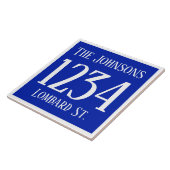 通り及び名前の屋家番号 タイル (側面)