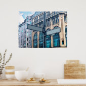 通り名のパーソナライズされた署名 ポスター (キッチン)