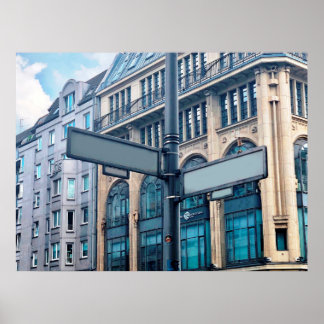 通り名のパーソナライズされた署名 ポスター