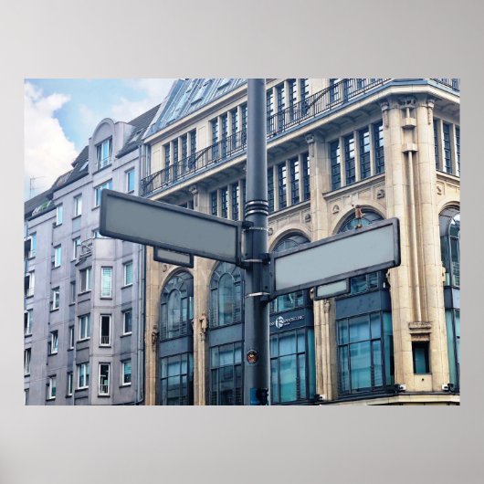 通り名のパーソナライズされた署名 ポスター (正面)