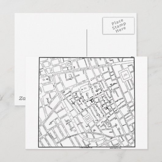 通り地図 ポストカード (正面/裏面)