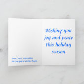 通り場面、アムステルダムの季節、挨拶 シーズンカード (内部)