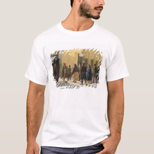 通り場面、刑務所の外で、1868年 Tシャツ (正面)
