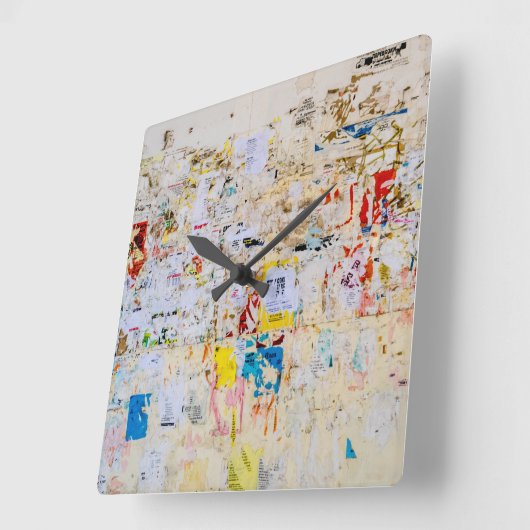 通り壁 スクエア壁時計 (傾斜)