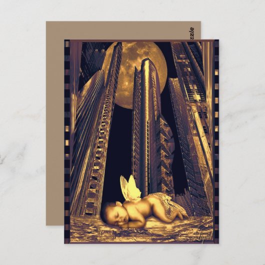 通り寝る人 ポストカード (正面/裏面)