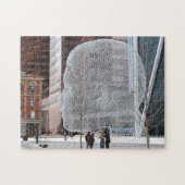 通り彫刻カルガリー。 ジグソーパズル (横)