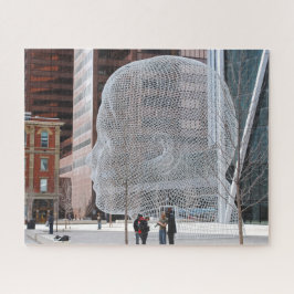 通り彫刻カルガリー。 ジグソーパズル