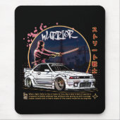通り戦士サムライ – Skyline Driver マウスパッド (正面)