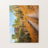 通り抜けの紅葉 ジグソーパズル (縦)