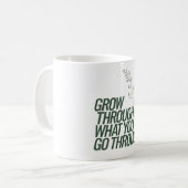 通り抜ける コーヒーマグカップ (正面左)