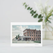 通り景観　モンタナ州グレンジビュ ポストカード (スタンド正面)