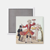 通り歌手、アロア・セネフェルダーが刻んだ マグネット (正面/裏面)