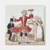 通り歌手、アロア・セネフェルダーが刻んだ マグネット (正面)