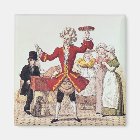 通り歌手、アロア・セネフェルダーが刻んだ マグネット (正面)