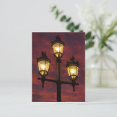 通り灯美しいカラフル空 ポストカード (スタンド正面)