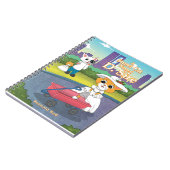 通り猫のD. Sire Spiralノート ノートブック (左側)