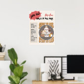 通り猫クラブカスタムポスター ポスター (ホームオフィス)